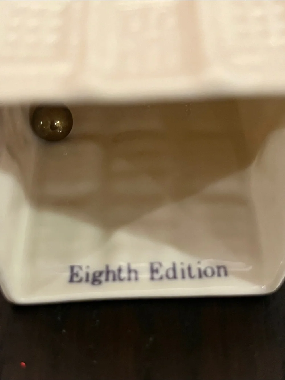 Belleek Georgian House Christmas Bell Ornament